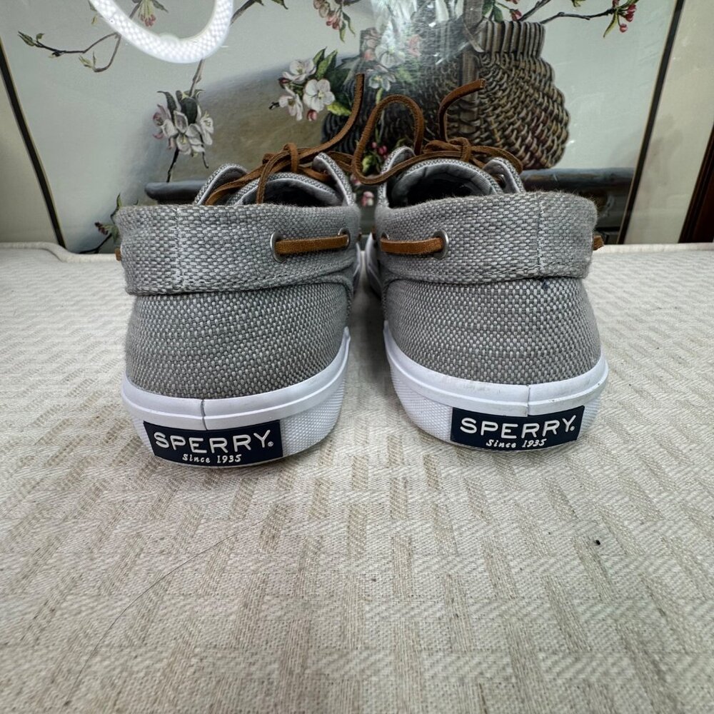 Sperry Top-Sider Mens Size 8.5 Gray Boat Shoes classic casual wear - Picture 3 of 7